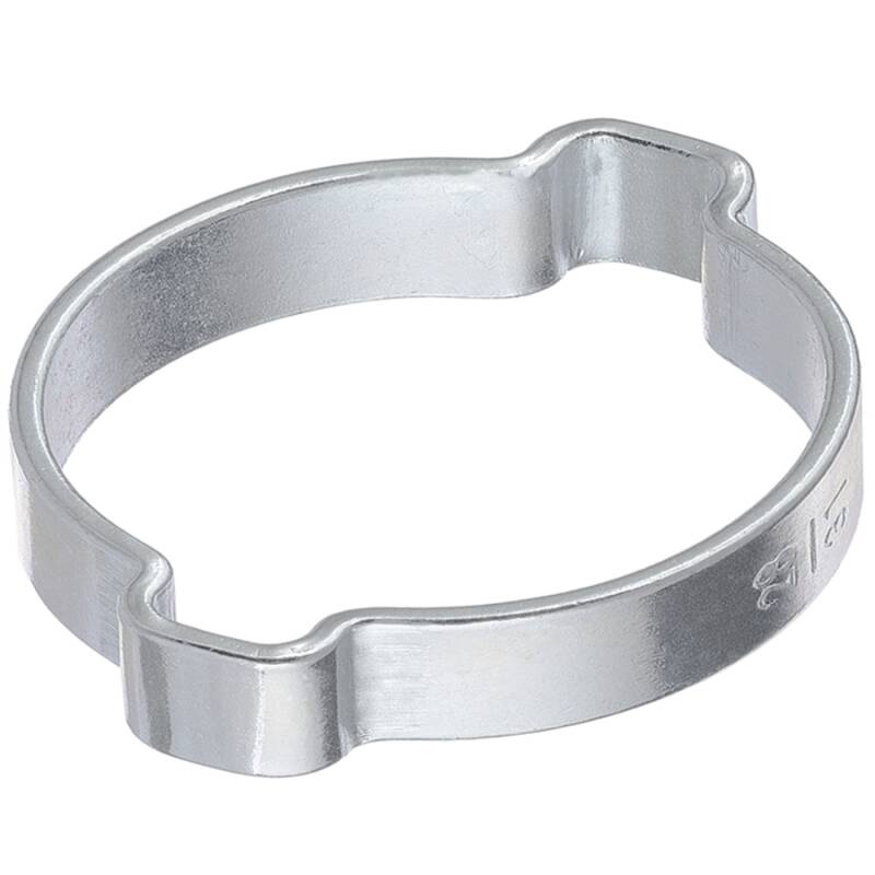 Two Ear Hose Clamp W1 Zinc Coated Steel 0 25