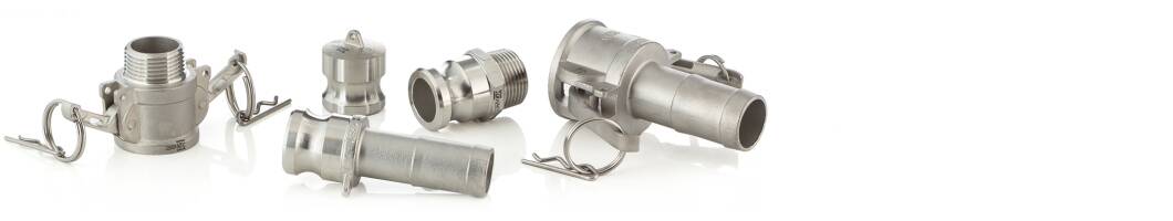  Hose couplings with the Kamlock coupling...