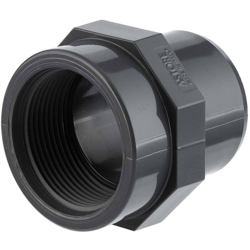 U-PVC male solvent adapter, female thread, 110mm x 4