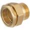 Brass female/male threaded union - conical sealing 1 1/4"