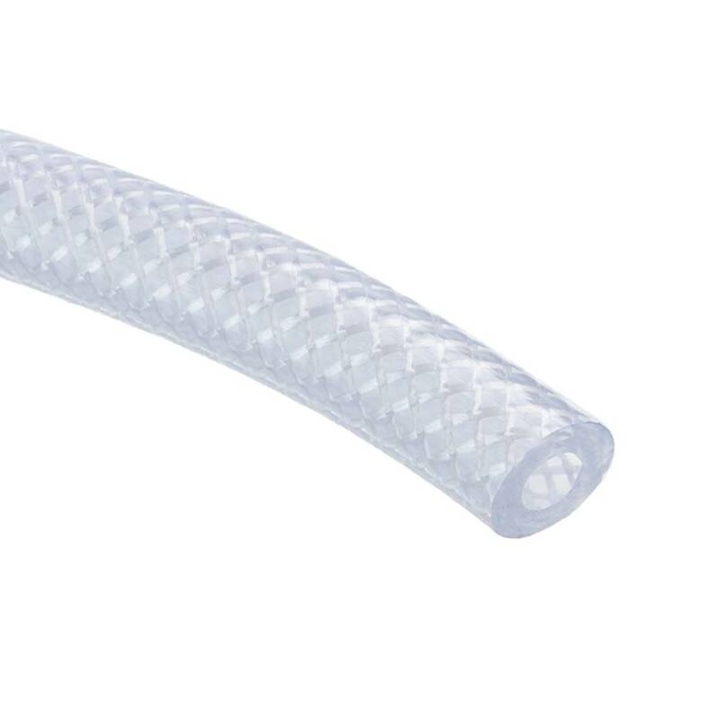 PVC-Schlauch transparent mit Polyestergewebe, Lebensmittelecht