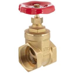 Brass female threaded gate valve