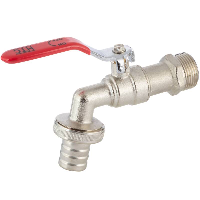 Brass spigot male thread x hose tail