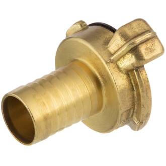 Brass quick bayonet coupling with hose tail