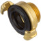 Brass quick bayonet coupling with male thread