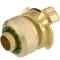 Brass quick bayonet adapter for hose