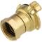 Brass quick bayonet coupling 360° with female thread