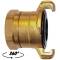 Brass quick bayonet coupling 360° with female thread 1 1/4"