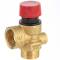 Brass male/female threaded membrane safety valve 1/2", 7 bar