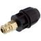 Adapter compression fitting x compressed air coupling