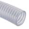 Tubo di aspirazione e mandata per liquidi con spirale di metallo in PVC trasparente per uso alimentare 32mm (1 1/4") Rolle 25m