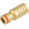 Brass Quick-Click coupling with hose tail