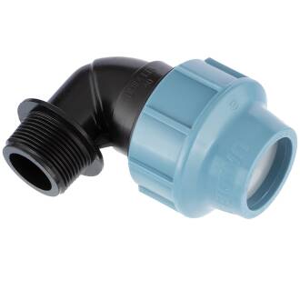 Elbow Compression Fitting X Male Thread Dvgw