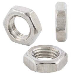 A2 ss hexagon thin nut with chamfer form B DIN 439