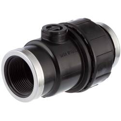 PP female threaded check valve, DVGW