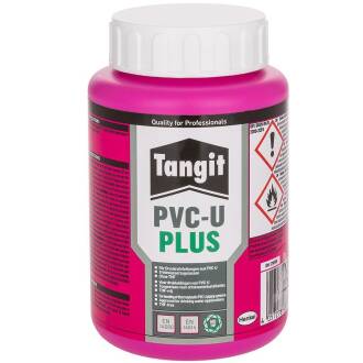 PVC-U solvent cement Tangit Plus for drinking water 500g