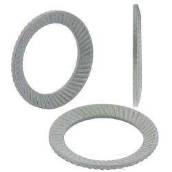 Zinc-coated steel safety washer type S