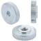 Zinc-coated steel knurled nut with low collar DIN 467