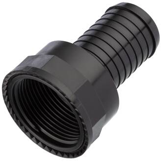 PP hose tail with female thread 1 1/4" x 32mm