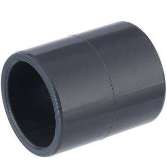 U-PVC male solvent socket - DVGW