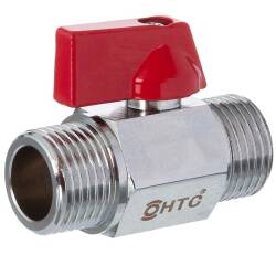 Brass mini ball valve 2-fold external thread