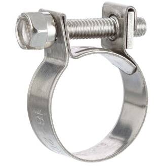 Two-ear hose clamp W1 zinc-coated steel