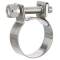 Two-ear hose clamp W1 zinc-coated steel